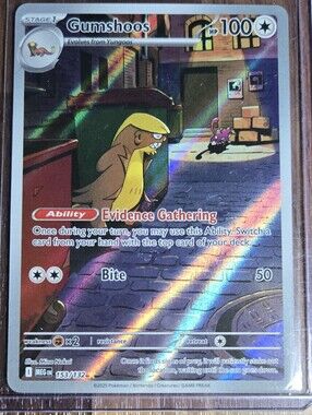 Pokémon Card Mega Evolution Illustration Rare - Gumshoos